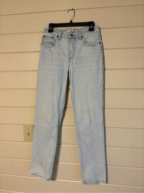 Abercrombie Light Wash Women's Straight-Leg Jeans